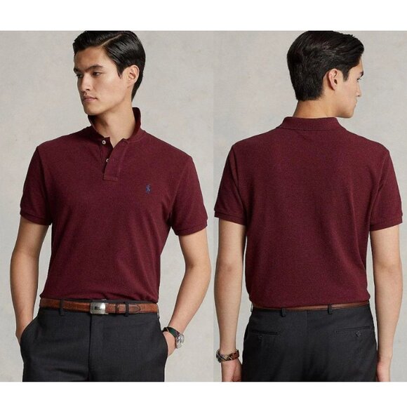 Polo Ralph Lauren Custom Slim Fit Mesh Polo Shirt Men's Size Large - Picture 1 of 16